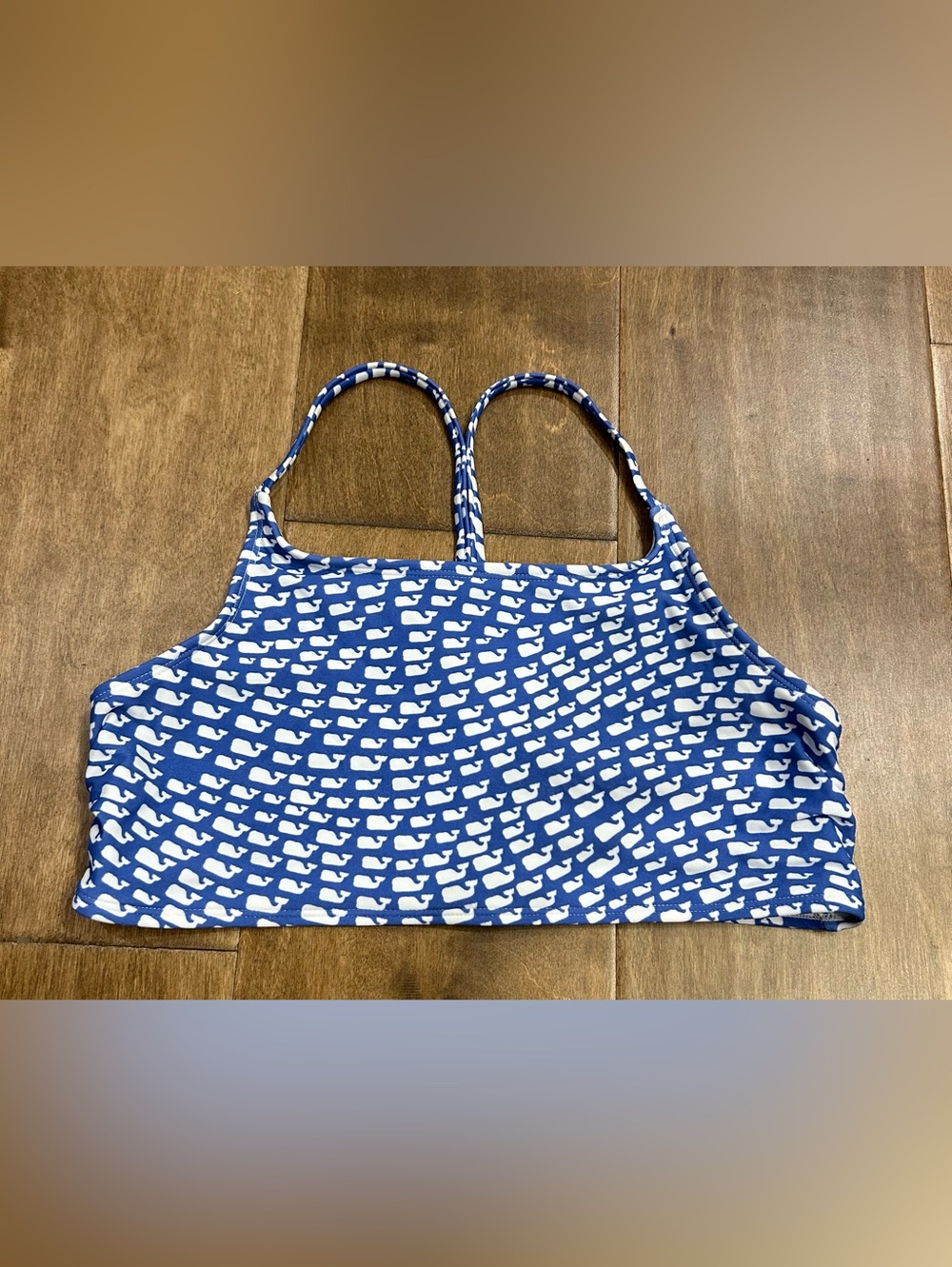 Girls vineyard vines by target racerback whales swim top 14/16